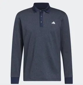 Adidas Long Sleeve Heathered Polo