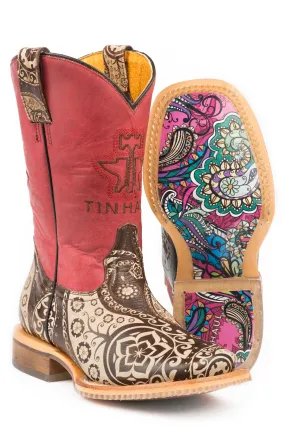 Girl's Tin Haul "Paisley Rocks" Boot