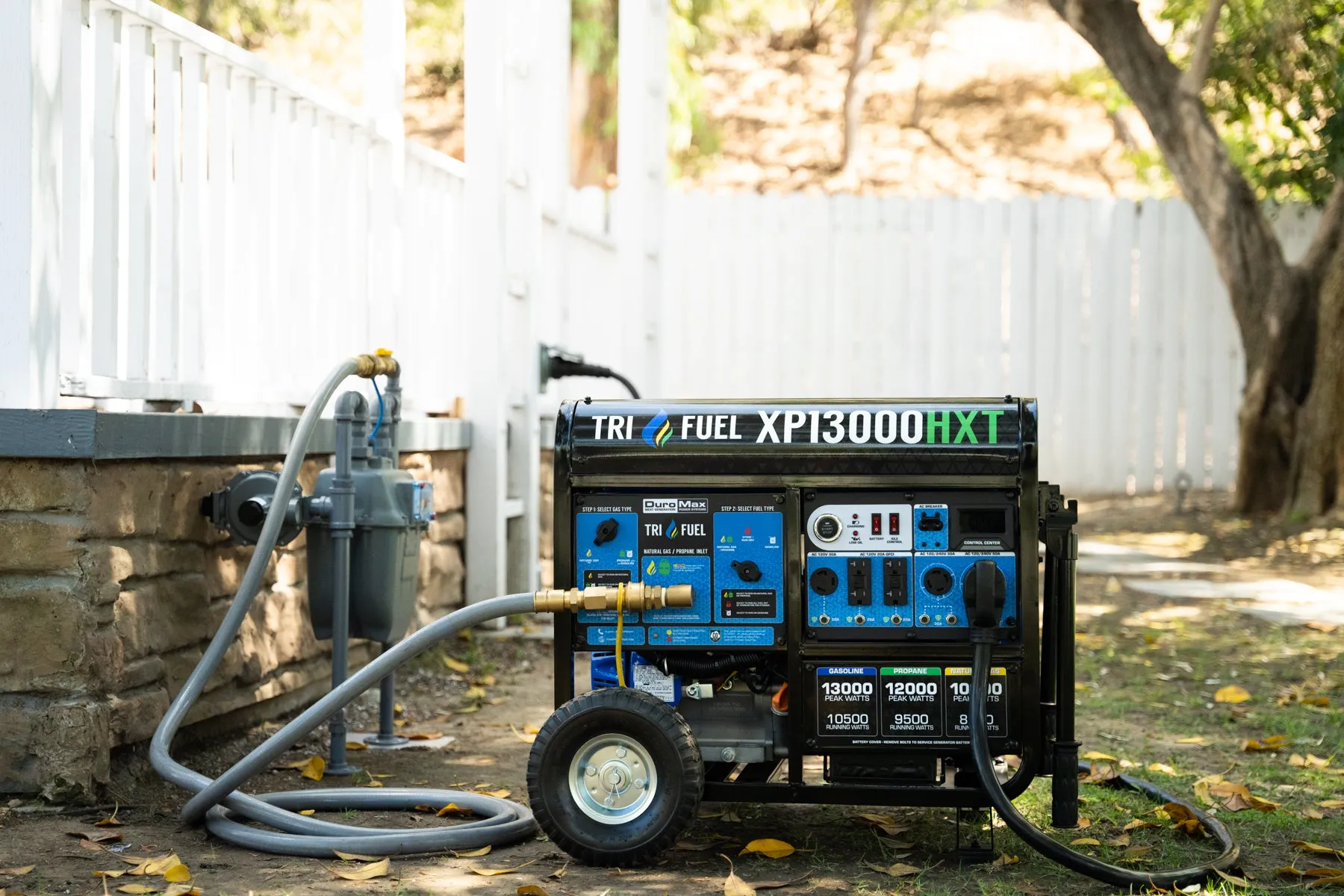 13,000 Watt Tri Fuel Portable HXT Generator w/ CO Alert