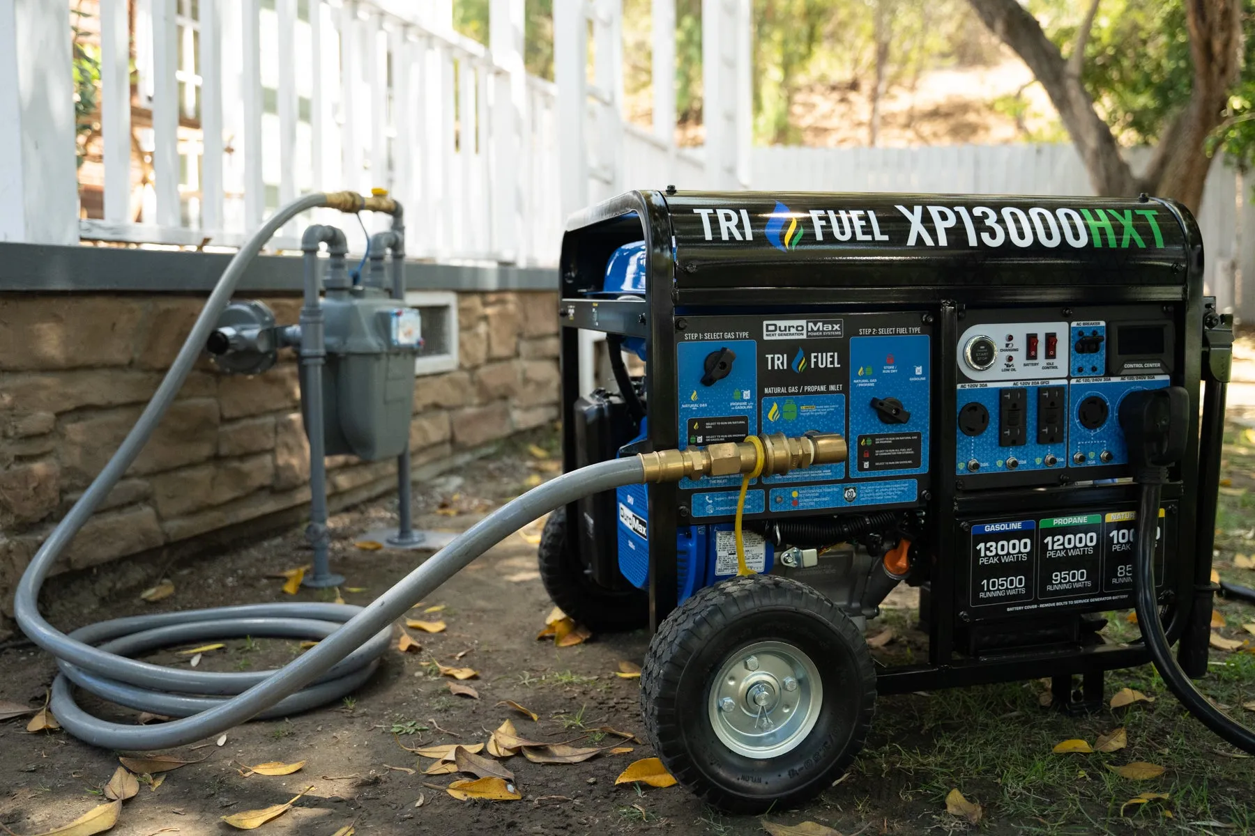 13,000 Watt Tri Fuel Portable HXT Generator w/ CO Alert