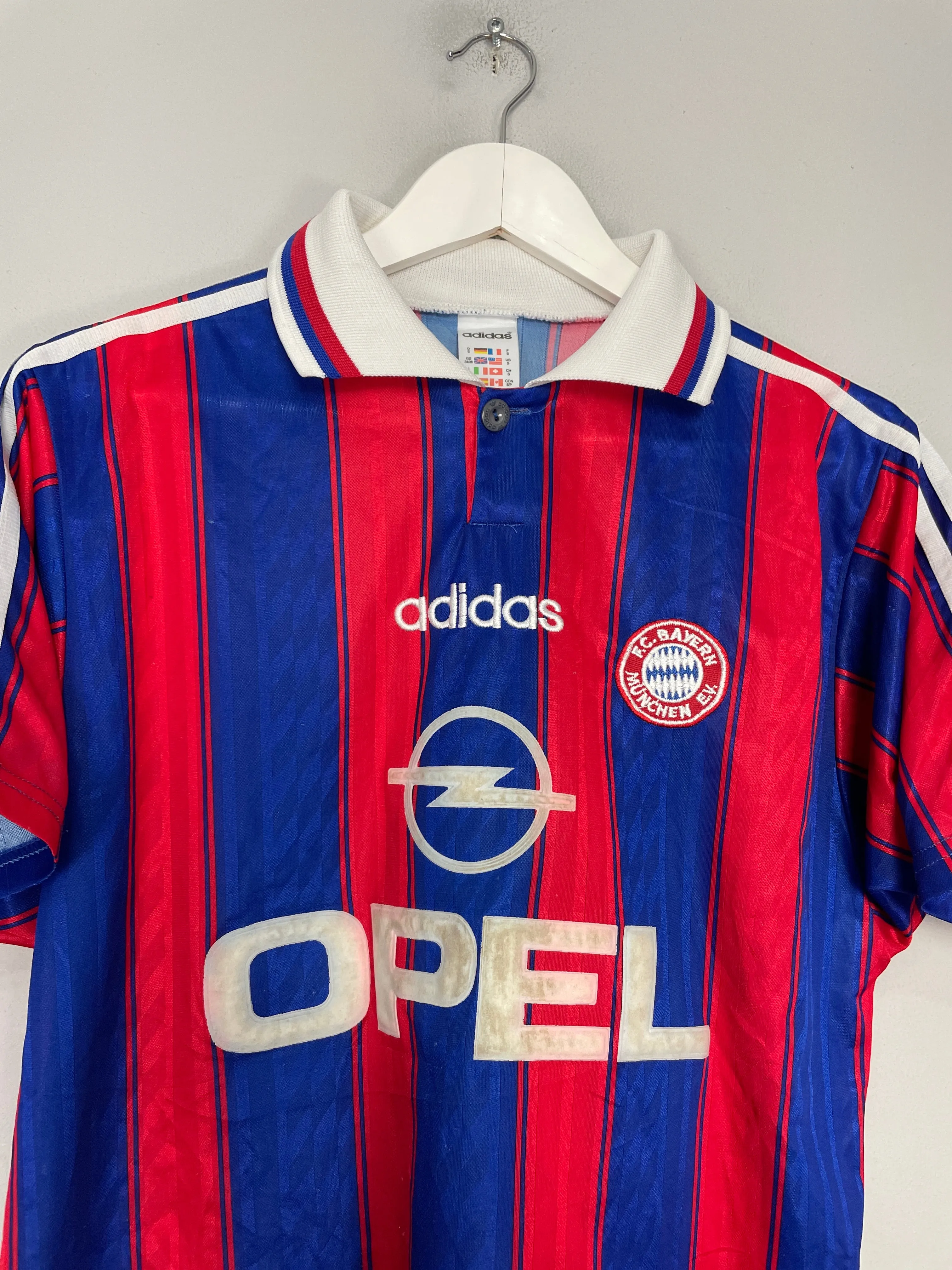 1995/97 BAYERN MUNICH KLINSMANN #18 HOME SHIRT (S) ADIDAS