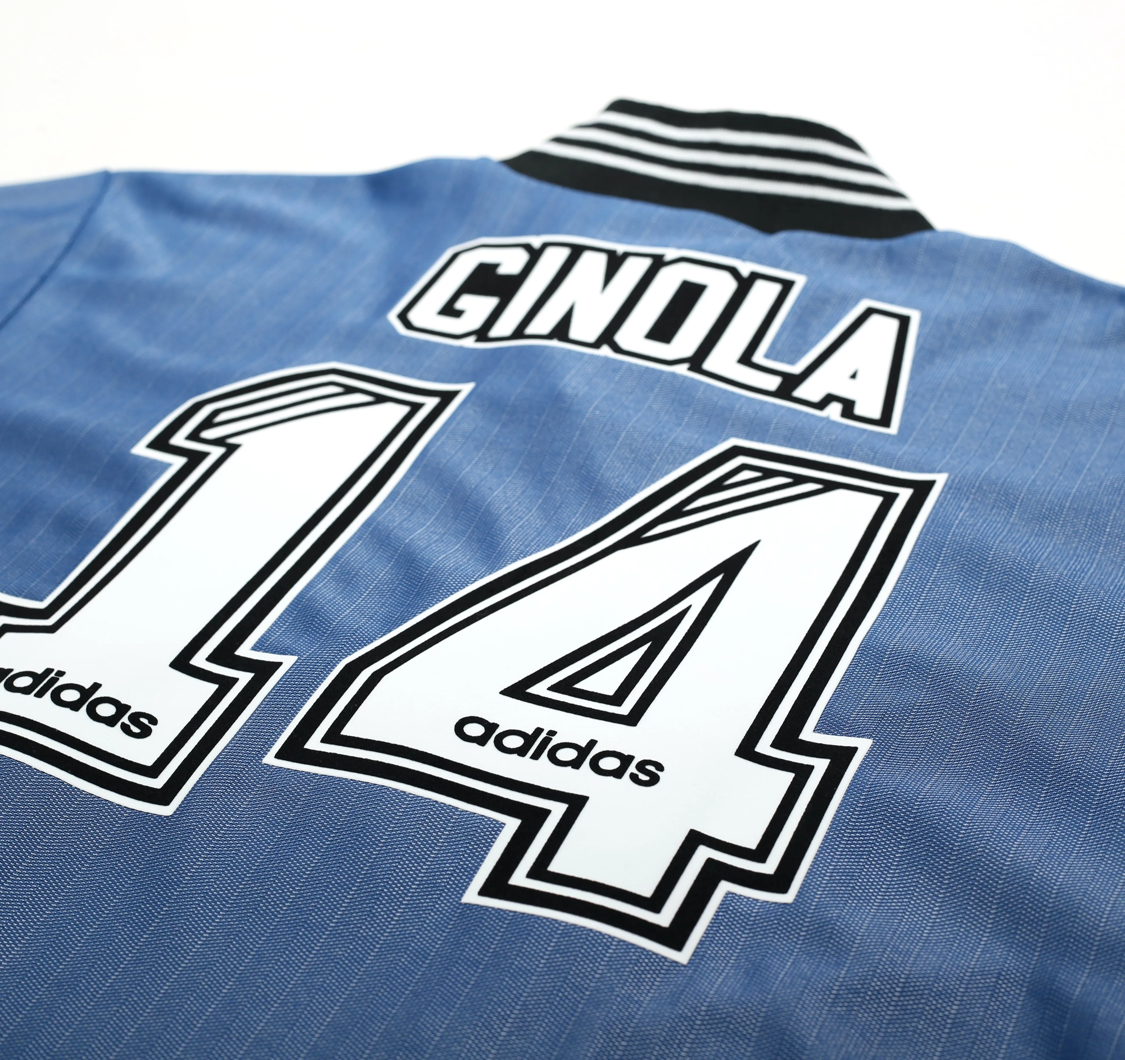 1996/97 GINOLA #14 Newcastle United Vintage adidas Away Football Shirt (M/L)