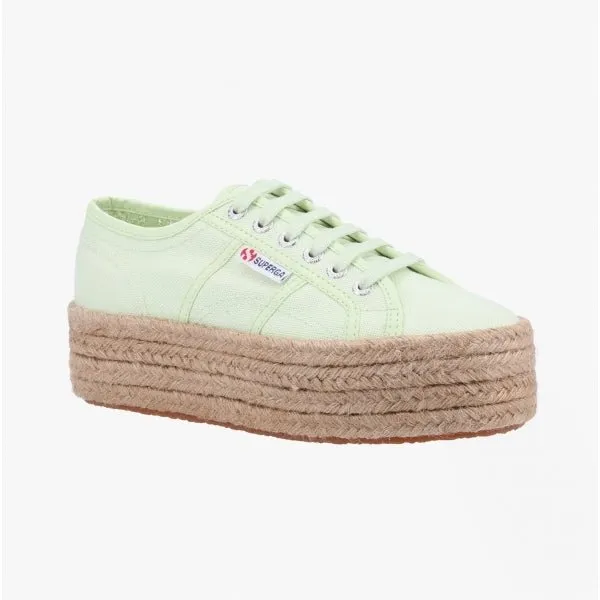 2790 ROPE Ladies Trainers Green Primrose