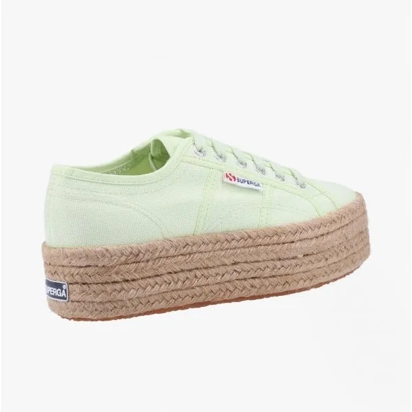 2790 ROPE Ladies Trainers Green Primrose