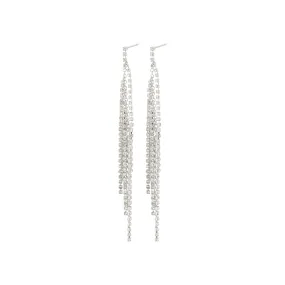 ADELAIDE crystal earrings silver-plated