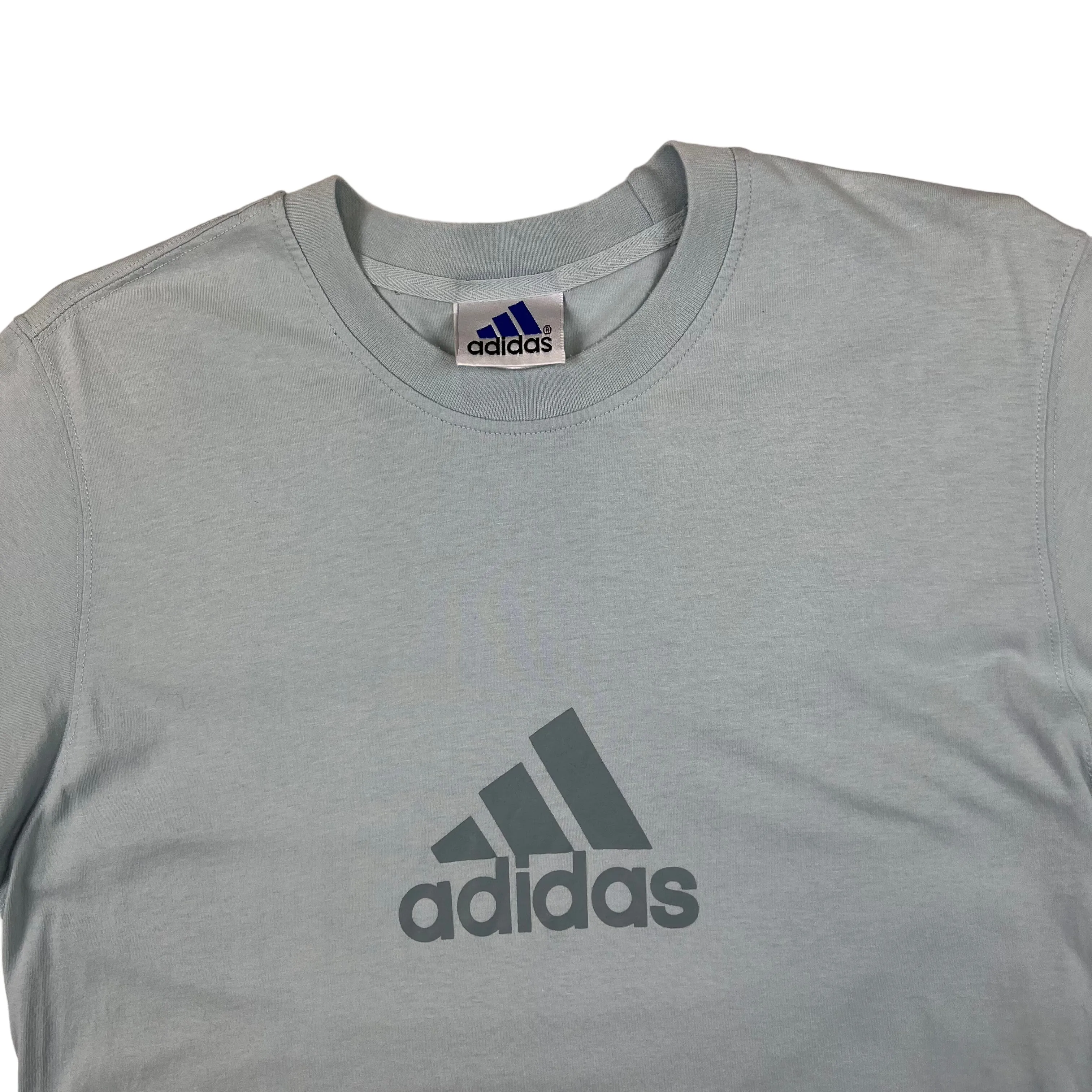 Adidas 90's Light Blue Logo T-shirt