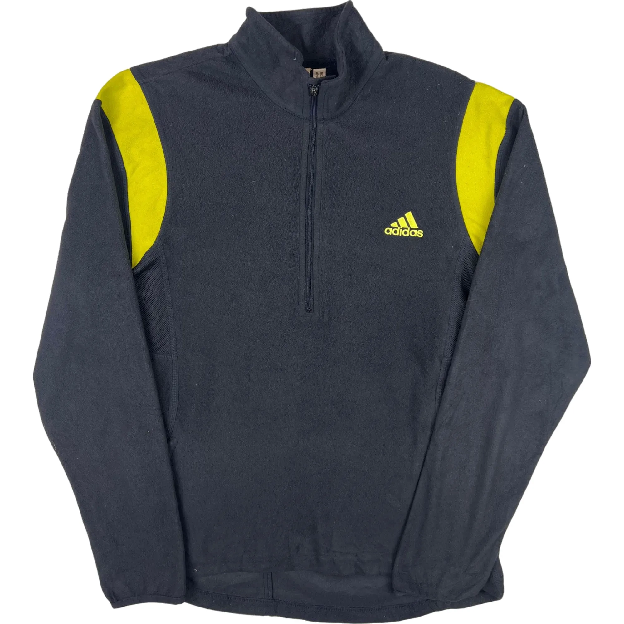 Adidas 90's Quarter-Zip Fleece Black Yellow