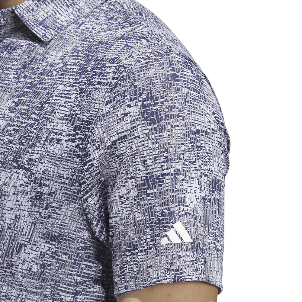 adidas Aerial Jacquard Polo Shirt - Grey Three