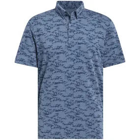 adidas Go-To Print Polo Shirt - Arctic Night