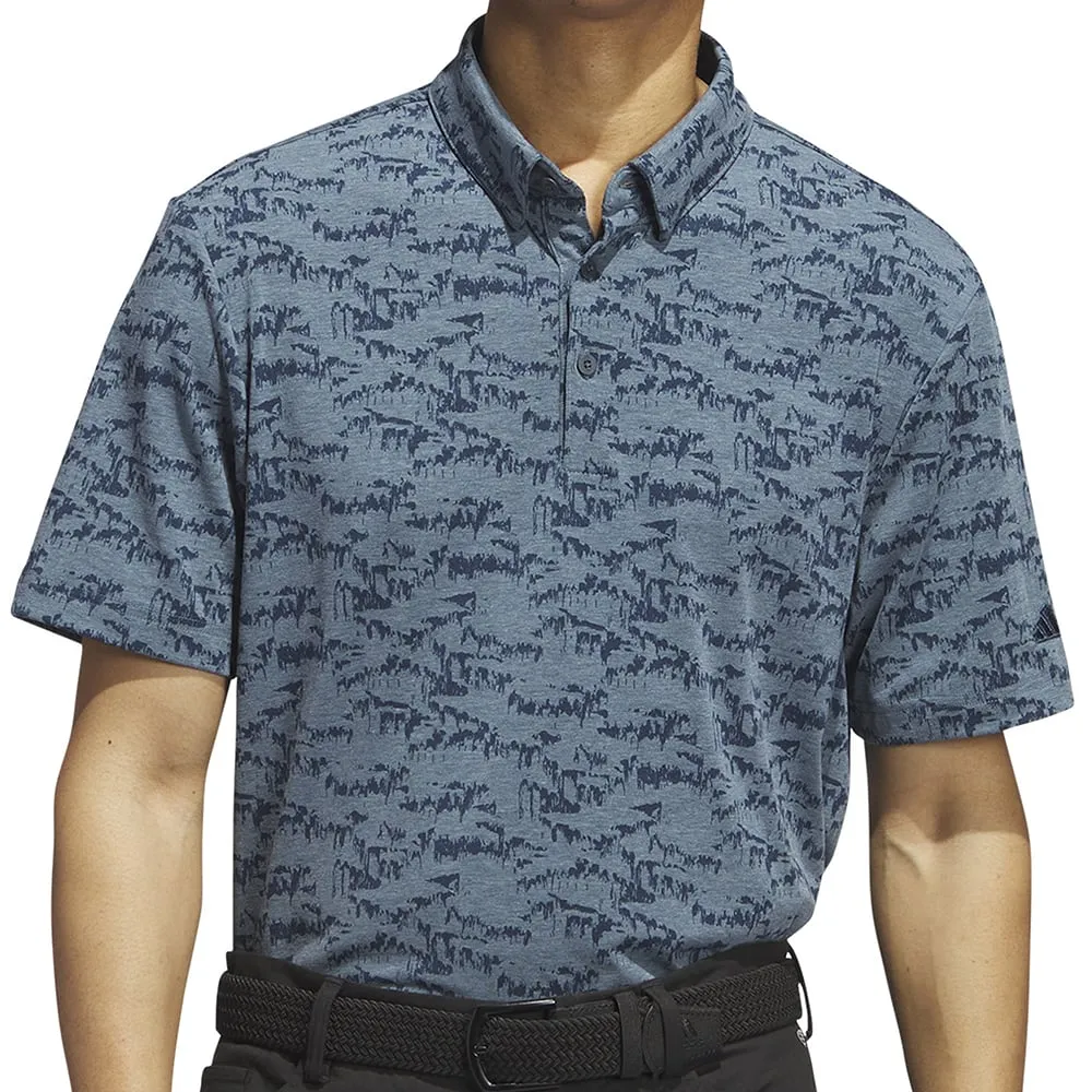 adidas Go-To Print Polo Shirt - Arctic Night