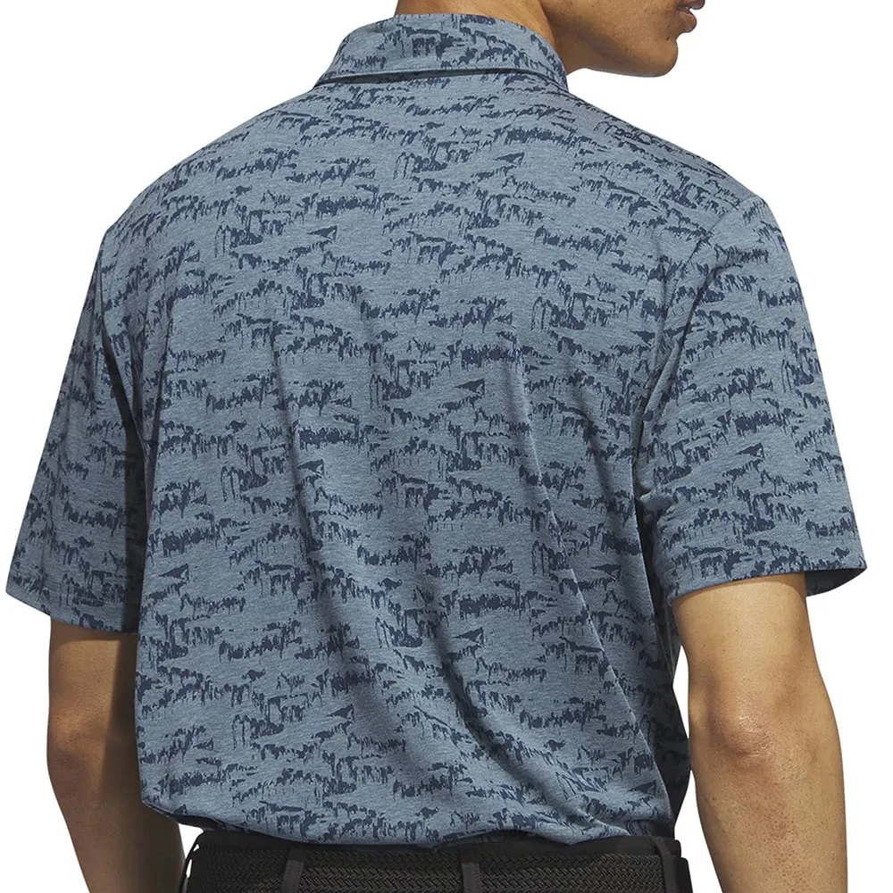 adidas Go-To Print Polo Shirt - Arctic Night