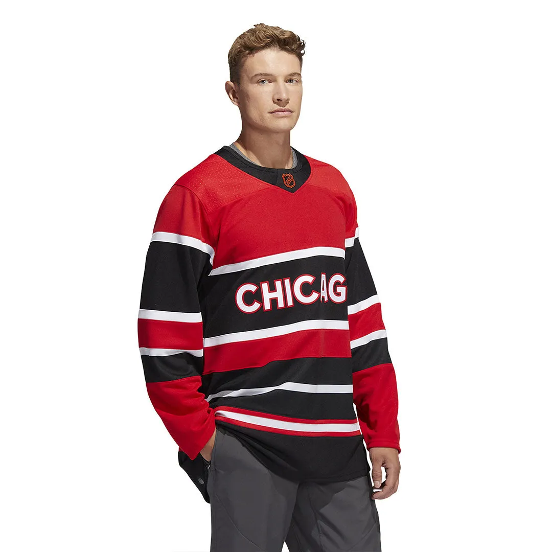 adidas - Men's Chicago Blackhawks Authentic Reverse Retro Jersey (HN4080)