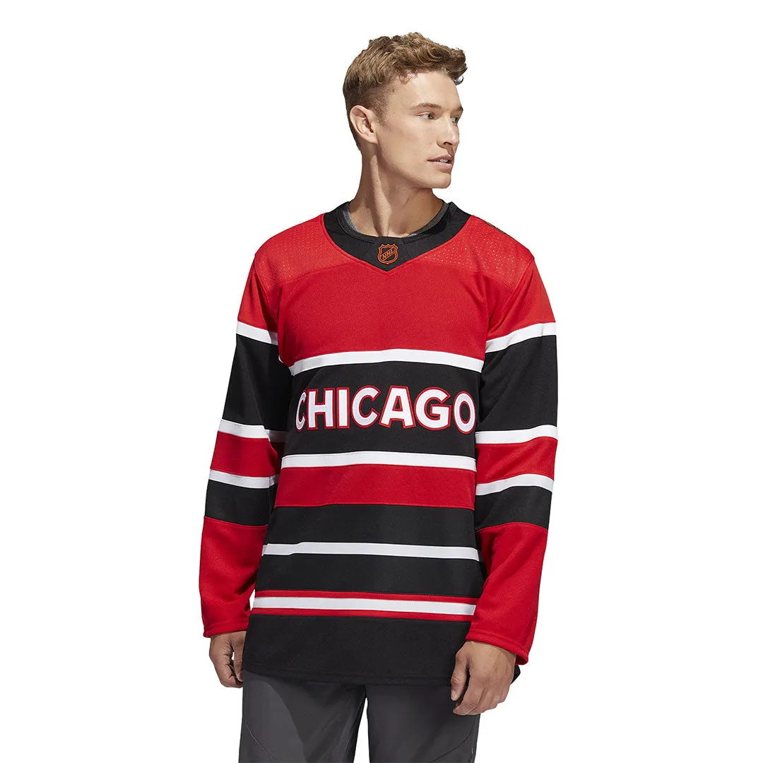 adidas - Men's Chicago Blackhawks Authentic Reverse Retro Jersey (HN4080)