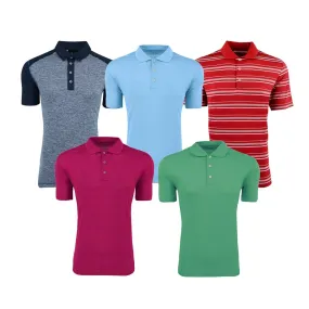 adidas Men's Performance Polo 5-Pack