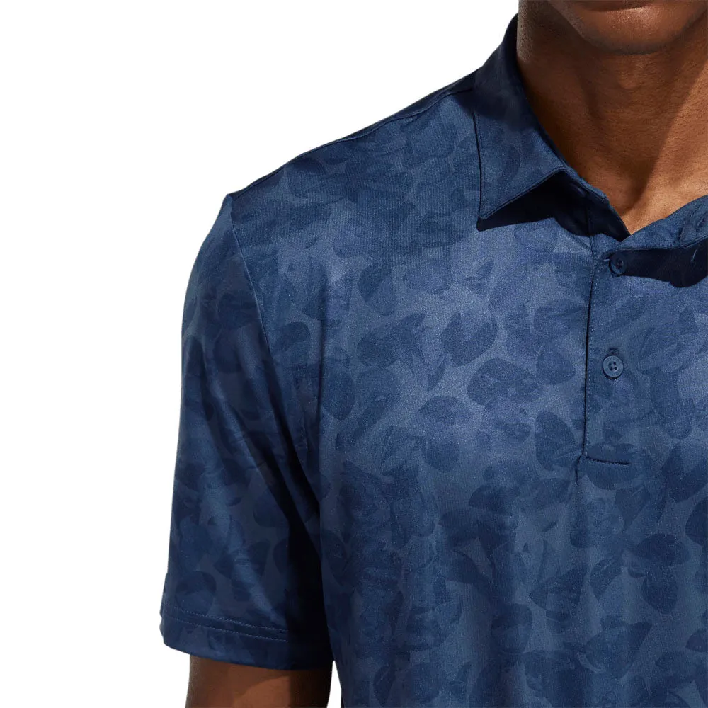 adidas Prisma Print Polo Shirt - Crew Navy/Night Indigo