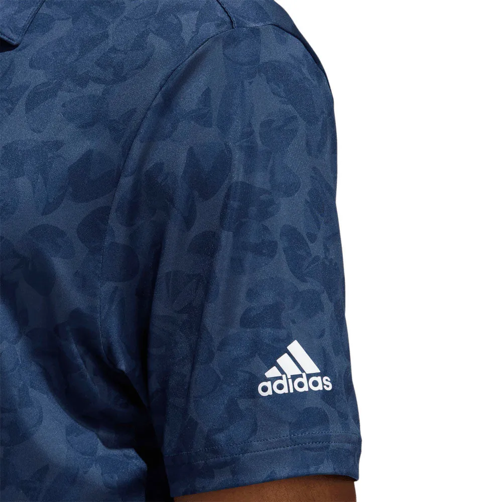 adidas Prisma Print Polo Shirt - Crew Navy/Night Indigo