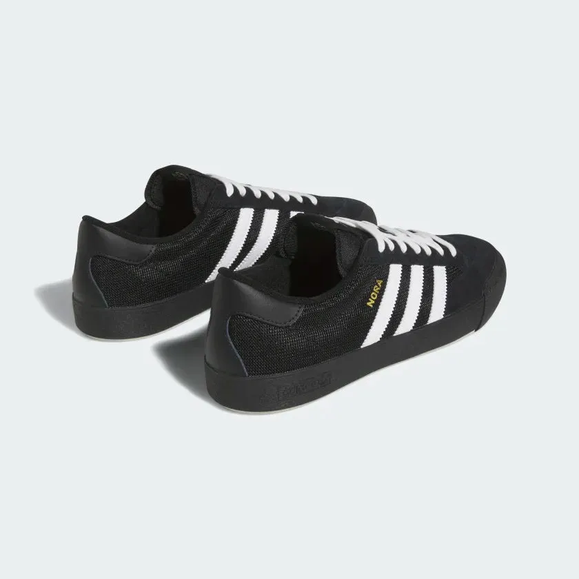 Adidas Skateboarding Nora Pro Skate Shoe - Core Black / Cloud White / Gold Metallic