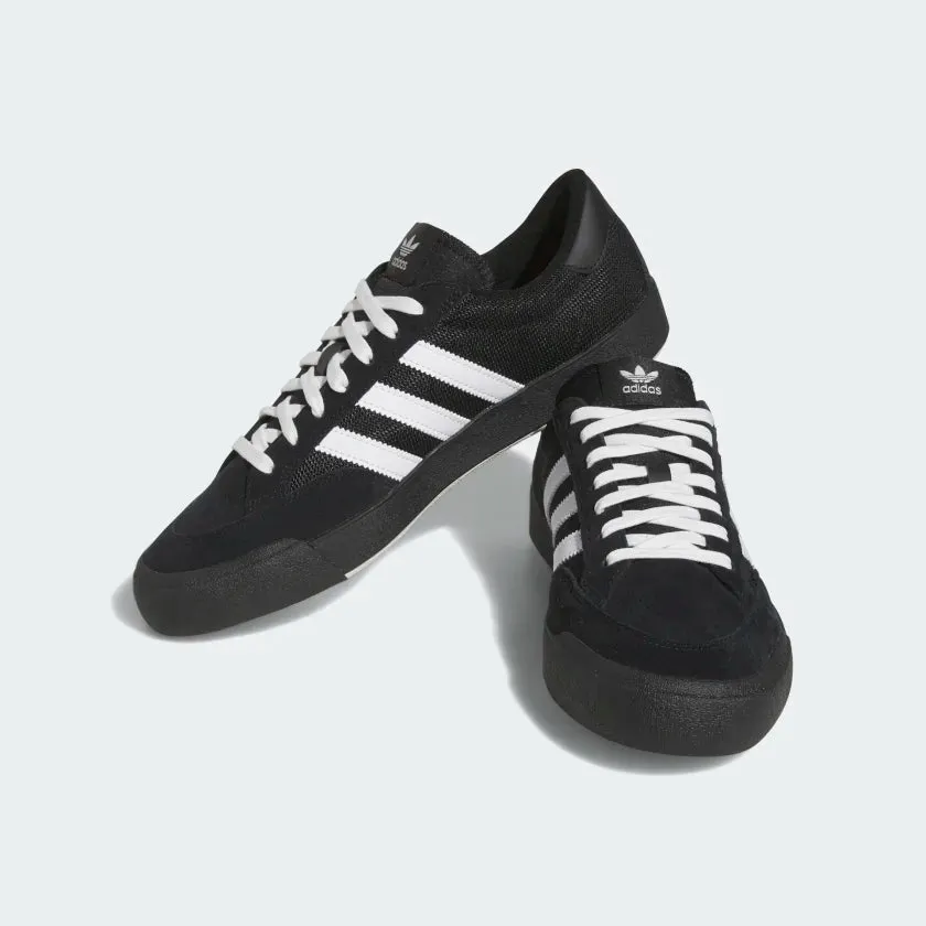 Adidas Skateboarding Nora Pro Skate Shoe - Core Black / Cloud White / Gold Metallic