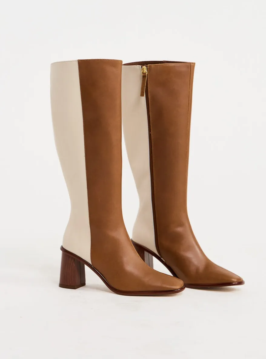 Alohas East Boots in Camel Cream