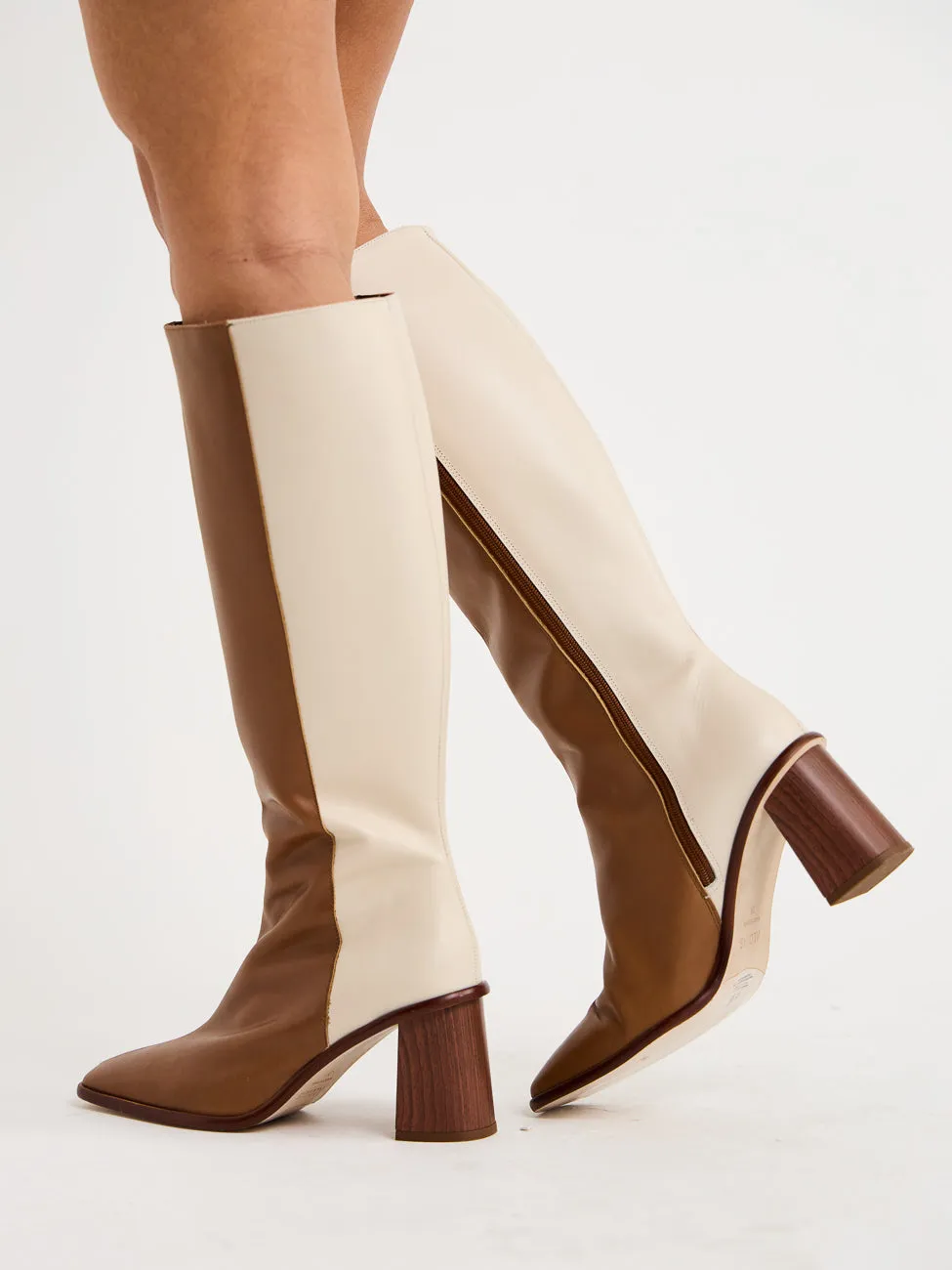 Alohas East Boots in Camel Cream