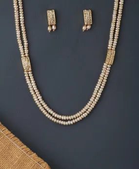 Beautiful Real Pearl Necklace Set