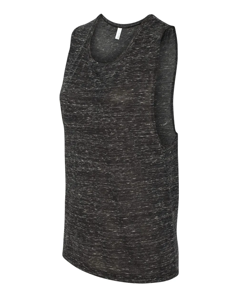 Bella   Canvas 8803 Women's Flowy Scoop Muscle Tank - Black Marble