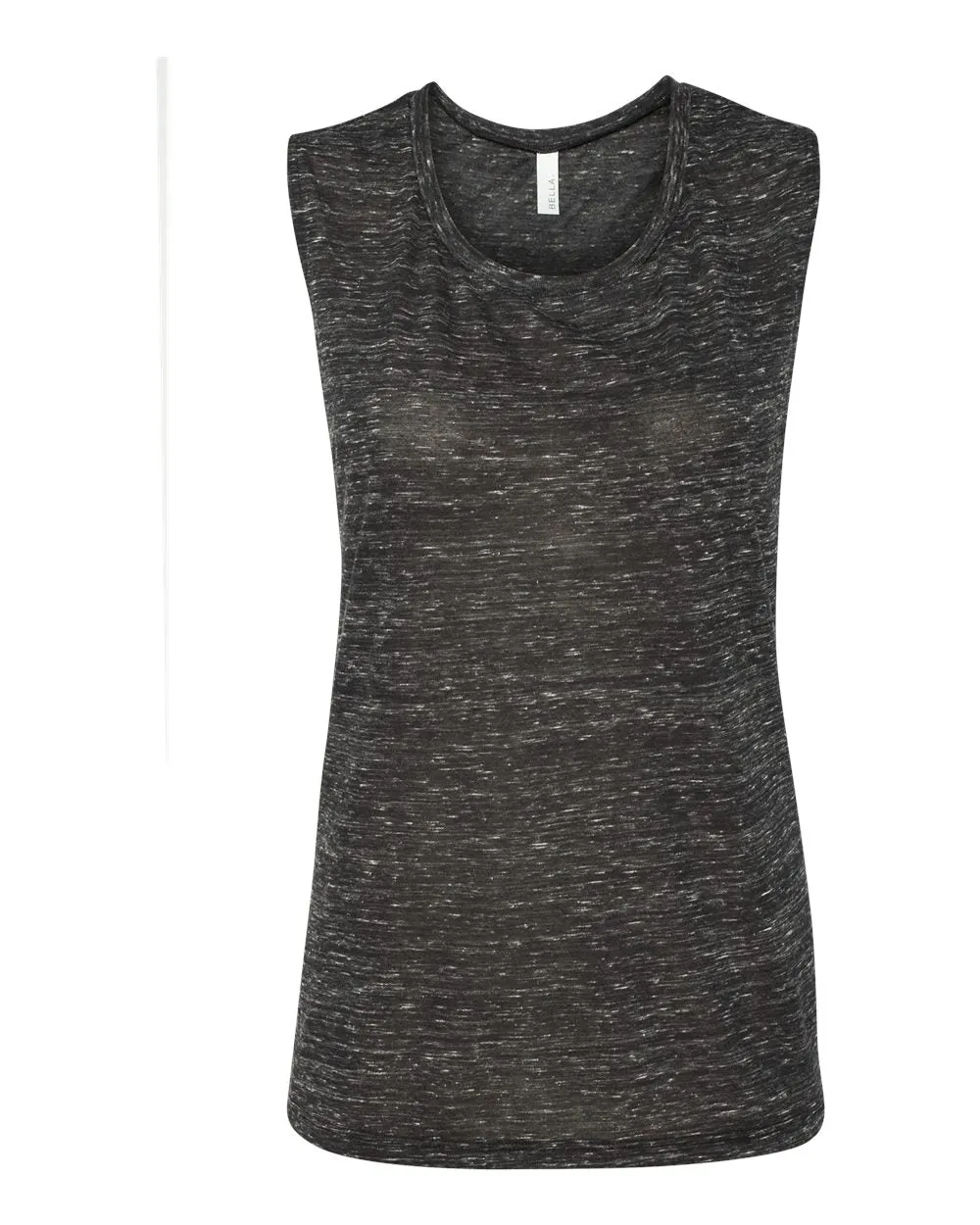 Bella   Canvas 8803 Women's Flowy Scoop Muscle Tank - Black Marble