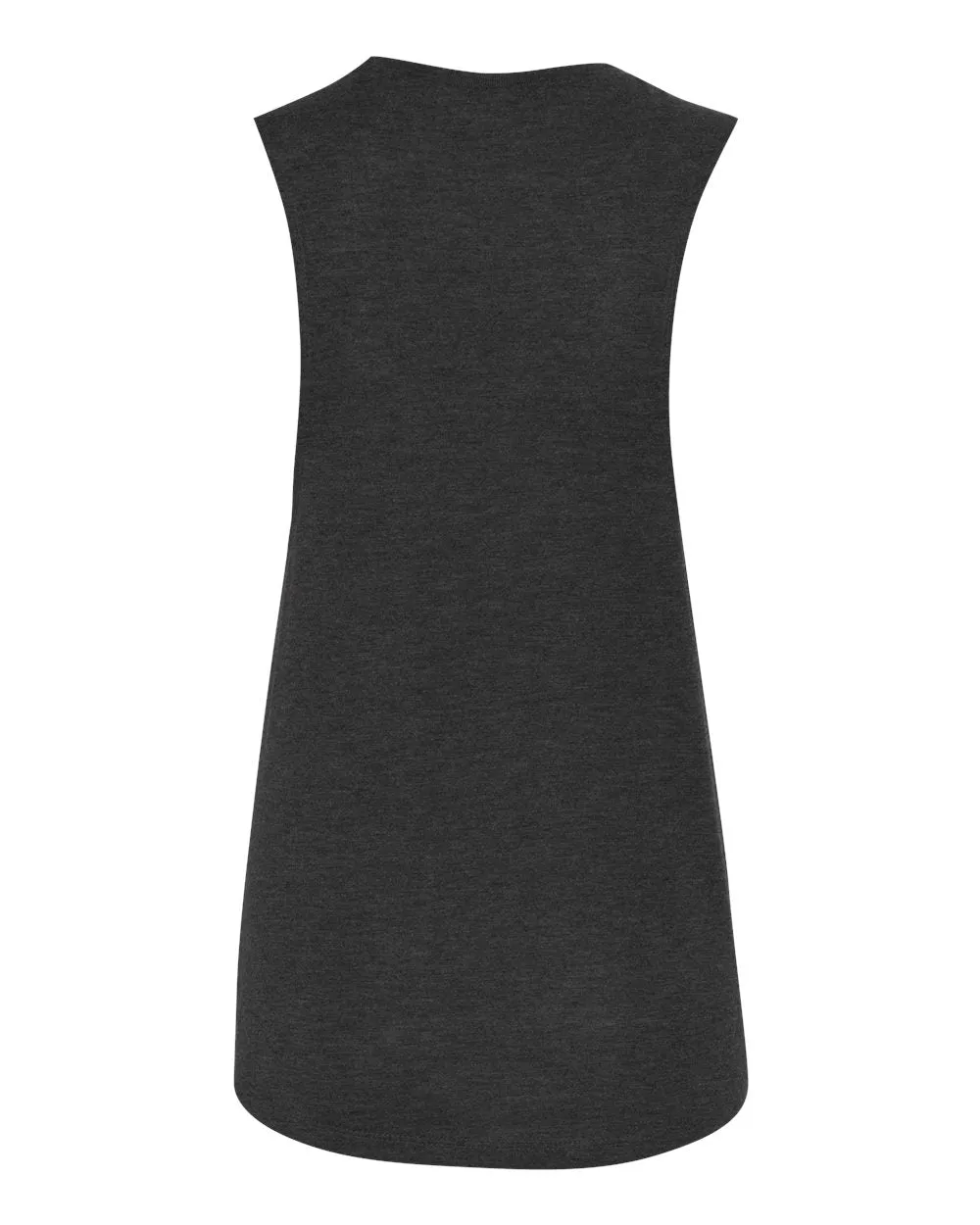 Bella   Canvas 8803 Women's Flowy Scoop Muscle Tank - Dark Grey