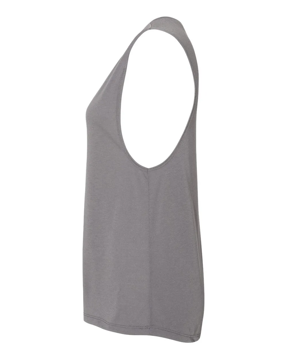 Bella   Canvas 8803 Women's Flowy Scoop Muscle Tank - Storm