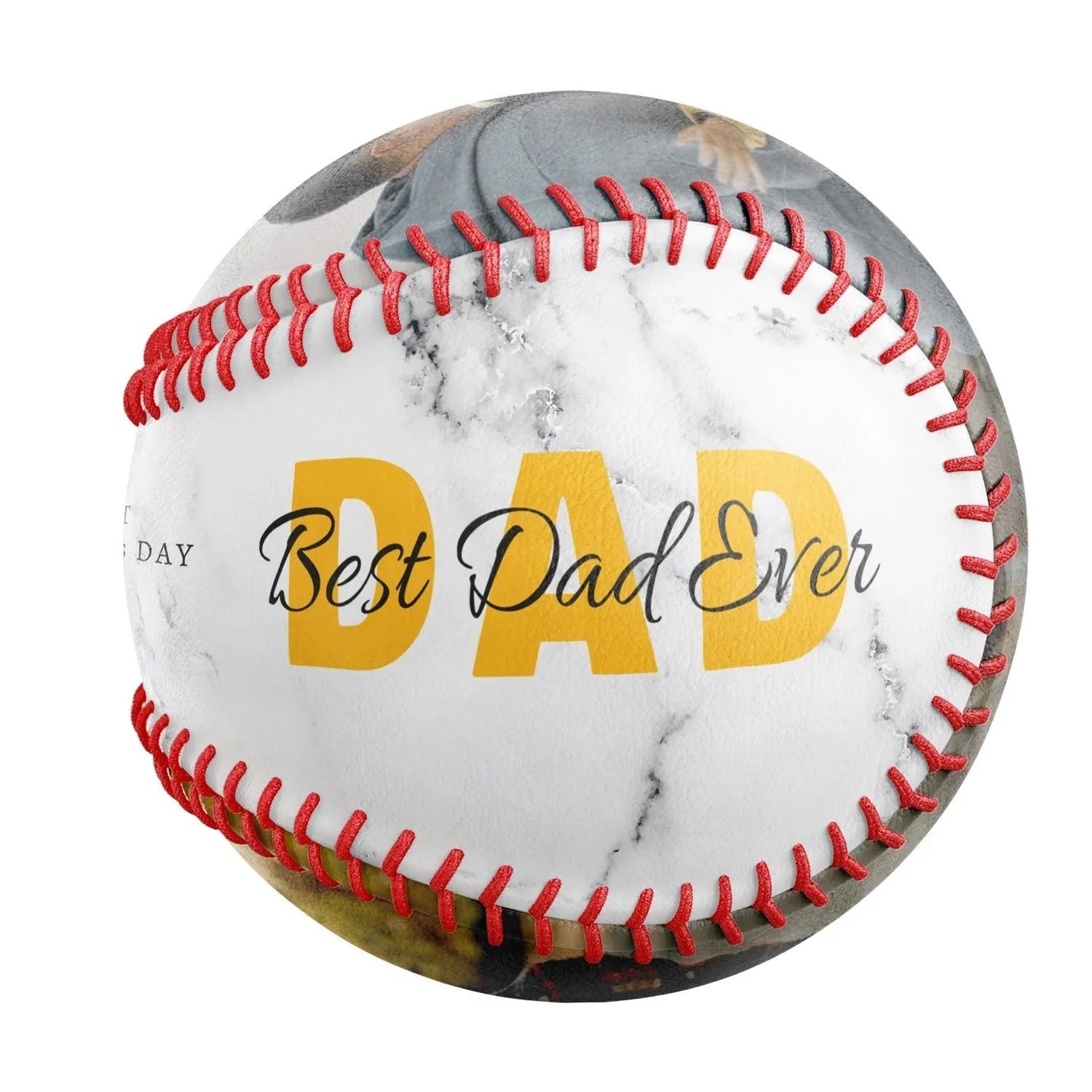 Best Dad Grandpa Ever Photo Baseballs