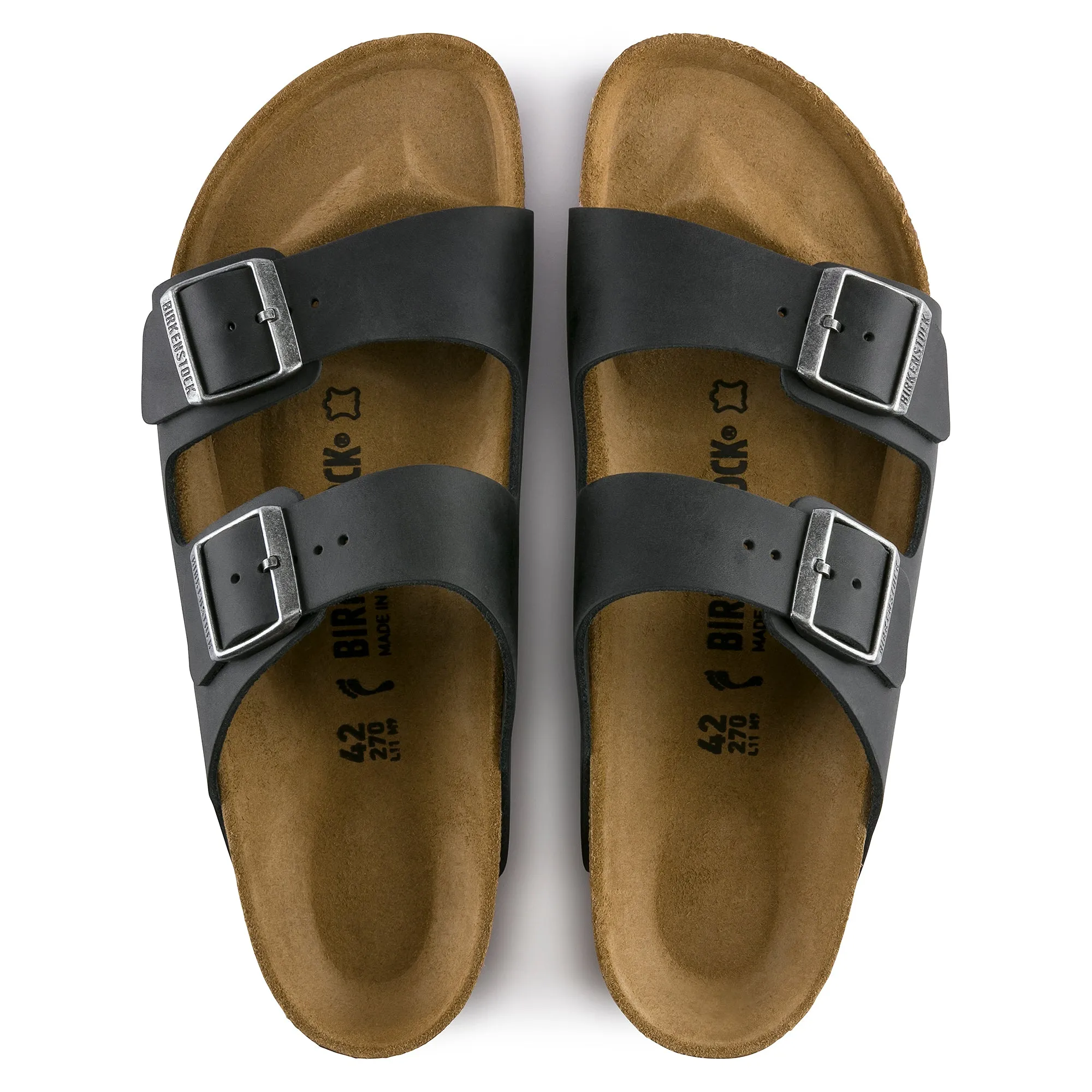 Birkenstock Arizona Black Oiled Leather