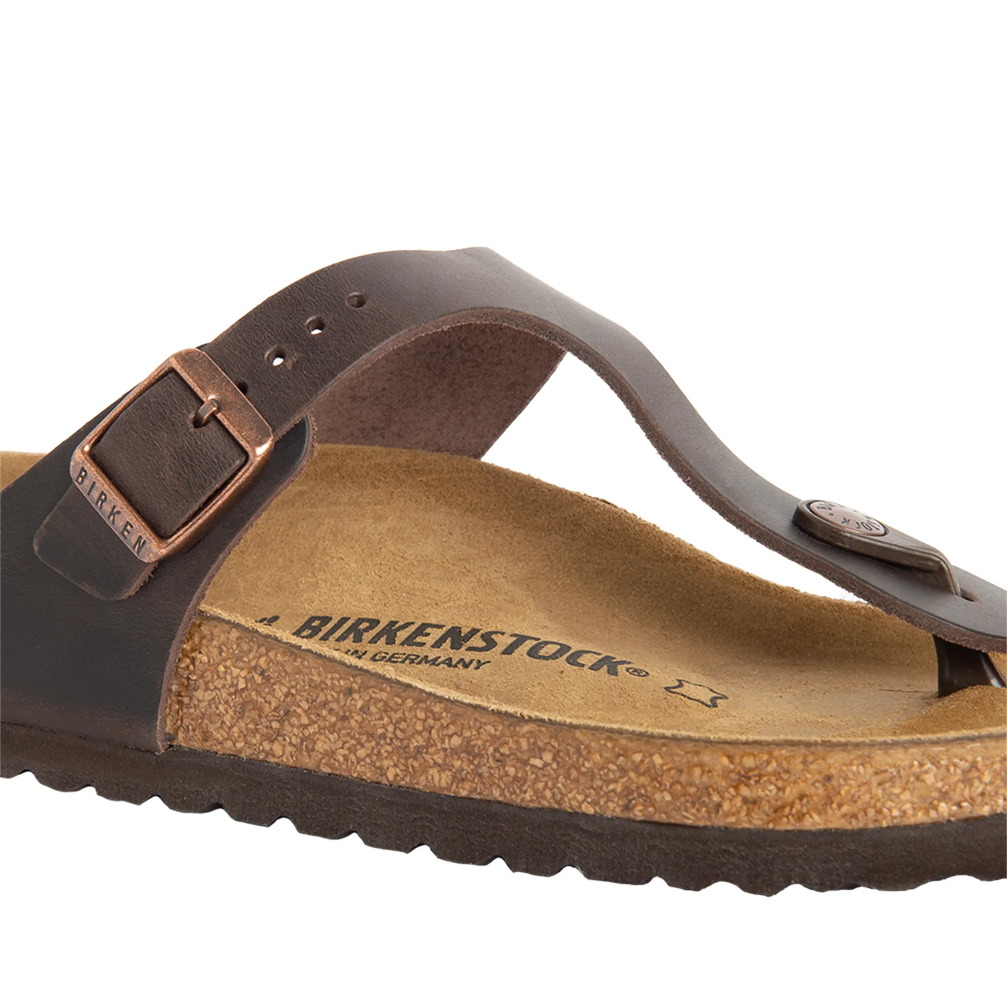 Birkenstock Gizeh Havana Oiled Leather Narrow