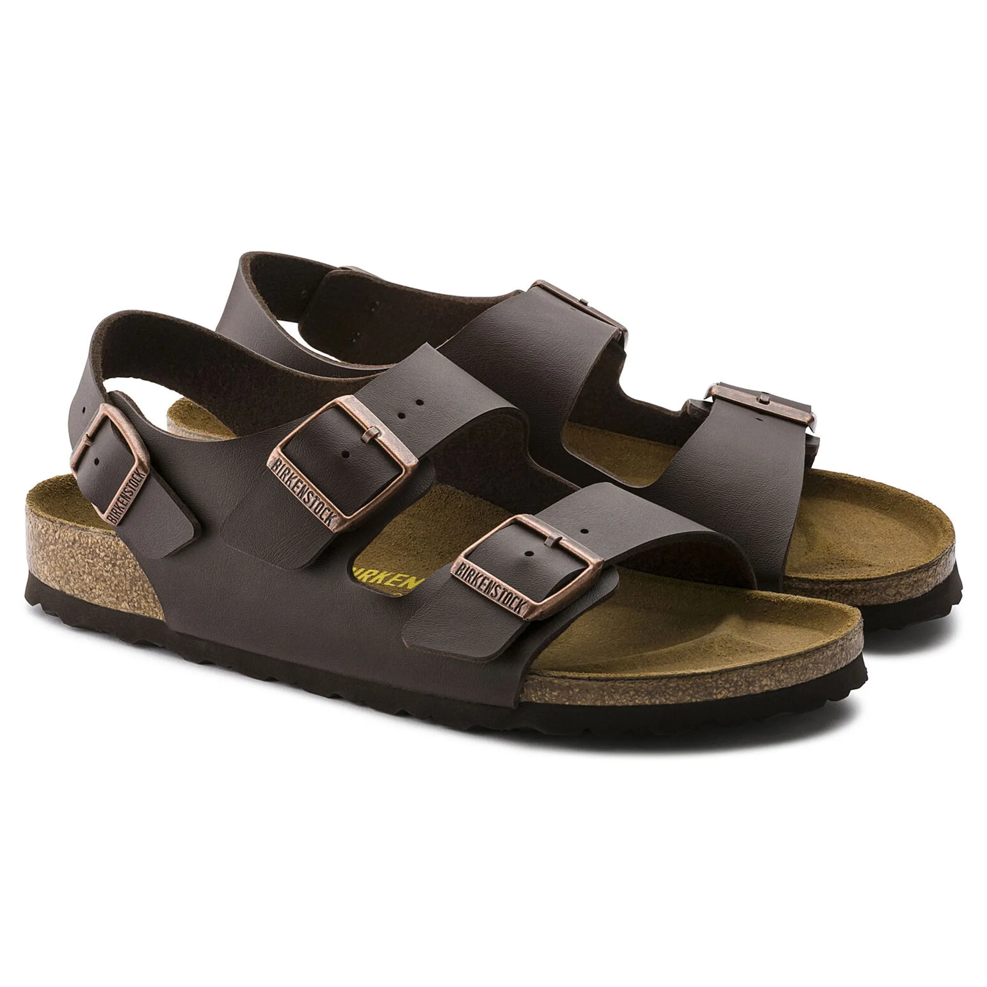 Birkenstock Milano BF Sandals - Dark Brown