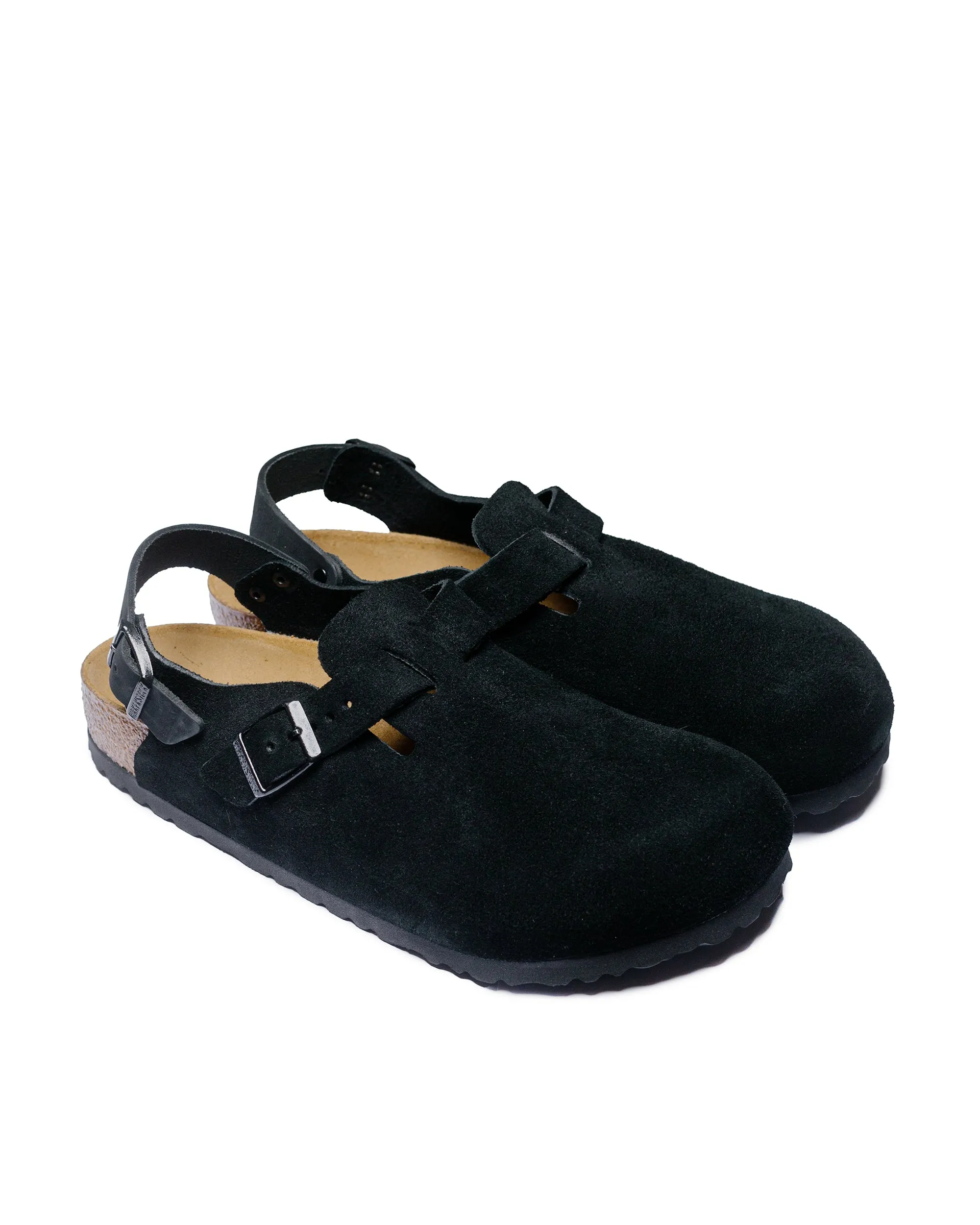 Tokio Black Suede Birkenstock Shoes - Comfort and Style