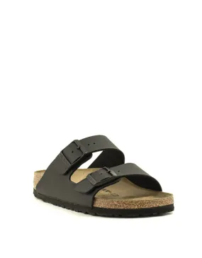 Birkenstock — Arizona Birko Flor - Black Narrow Width