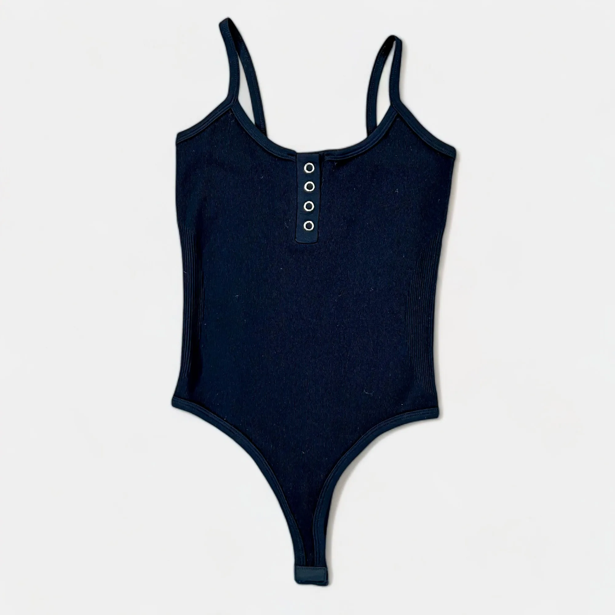 Black Snap Bodysuit