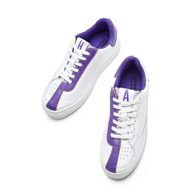 Block Me Now Ladies' Contrast Look Sneaker 5772 Purple