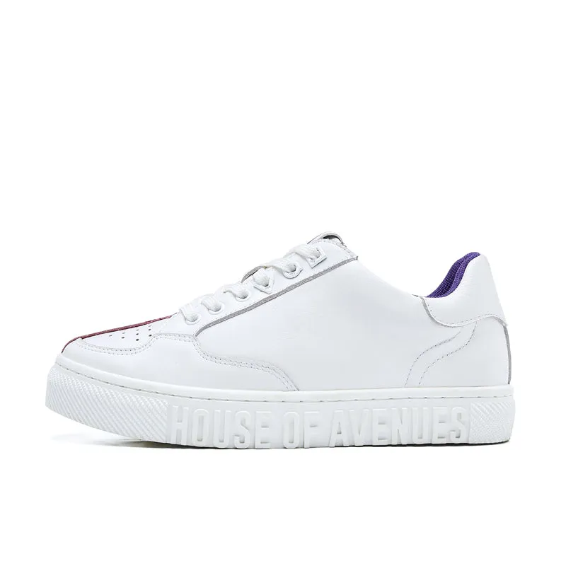 Block Me Now Ladies' Contrast Look Sneaker 5772 Purple