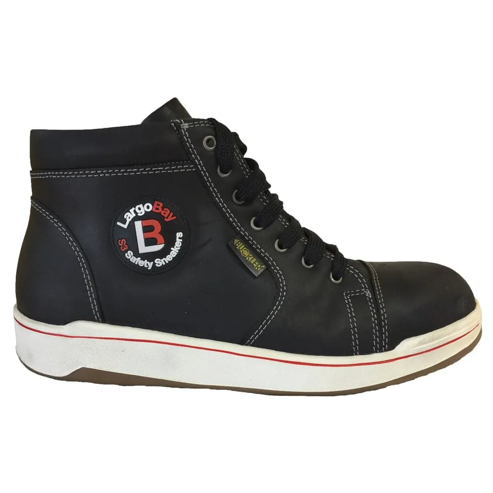 Buckler Victory Black Safety Hi-Top Trainer Boot