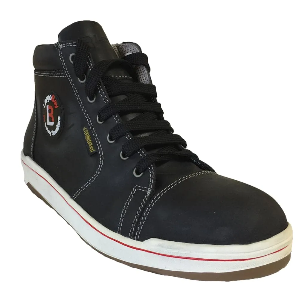 Buckler Victory Black Safety Hi-Top Trainer Boot