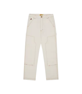 CANVAS CARPENTER PANT - ECRU