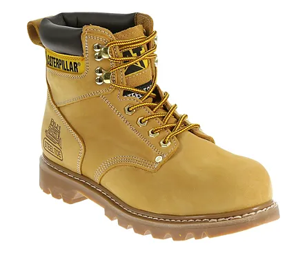 Caterpillar Men's Honey Nubuck Second Shift Steel Toe Work Boot