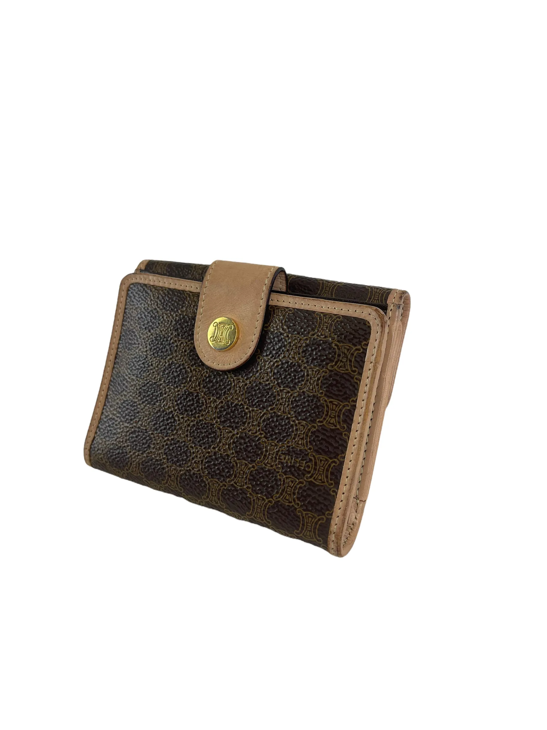 Celine Monogram Canvas Wallet