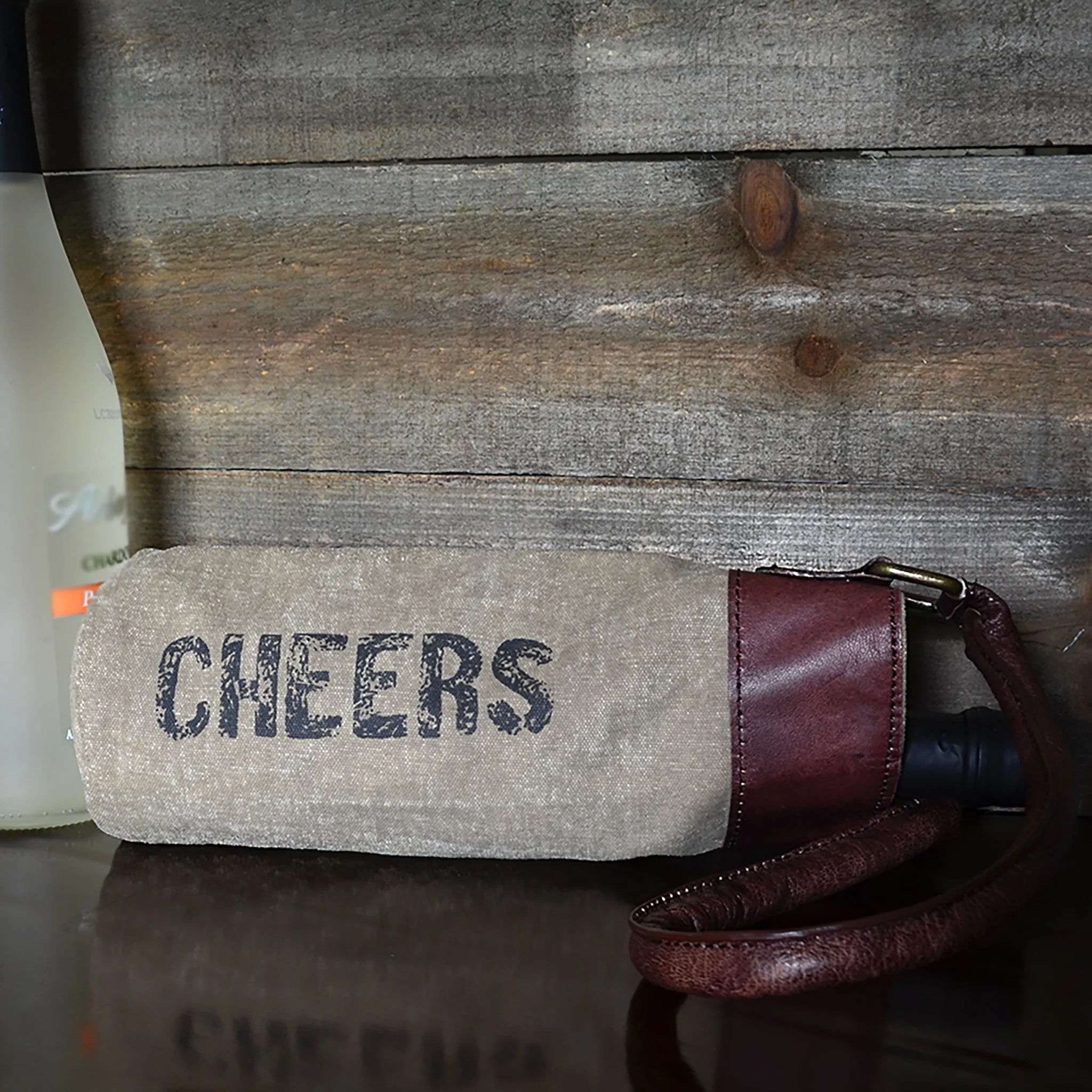 Cheers Wine Tote Bag