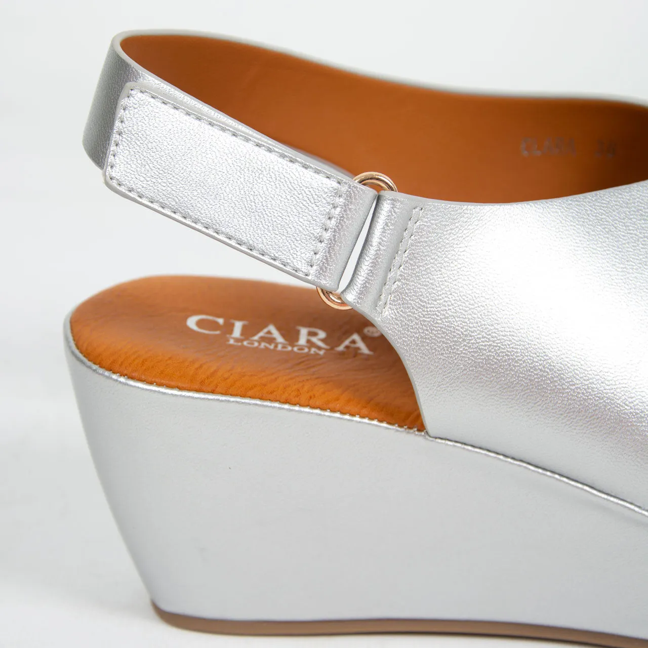 Clara Wedge | Silver