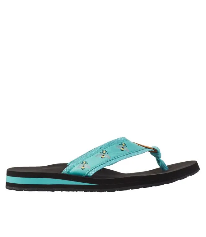 Classic Maine Isle Flip Flop 3 Motif Women's