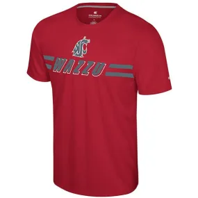 Colosseum Crimson Men's WAZZU Dri-Fit Tee