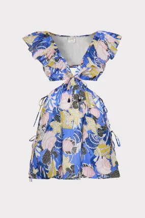 Delilah Under The Sea Cotton Voile Dress