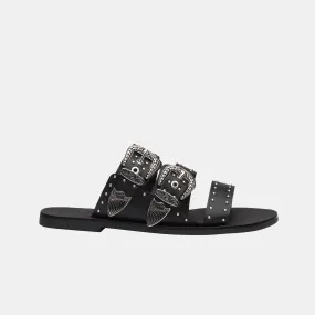 Eastwood Stud Slide Black/Silver