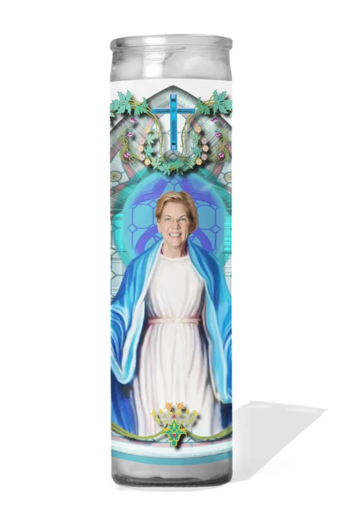 Elizabeth Warren Celebrity Prayer Candle